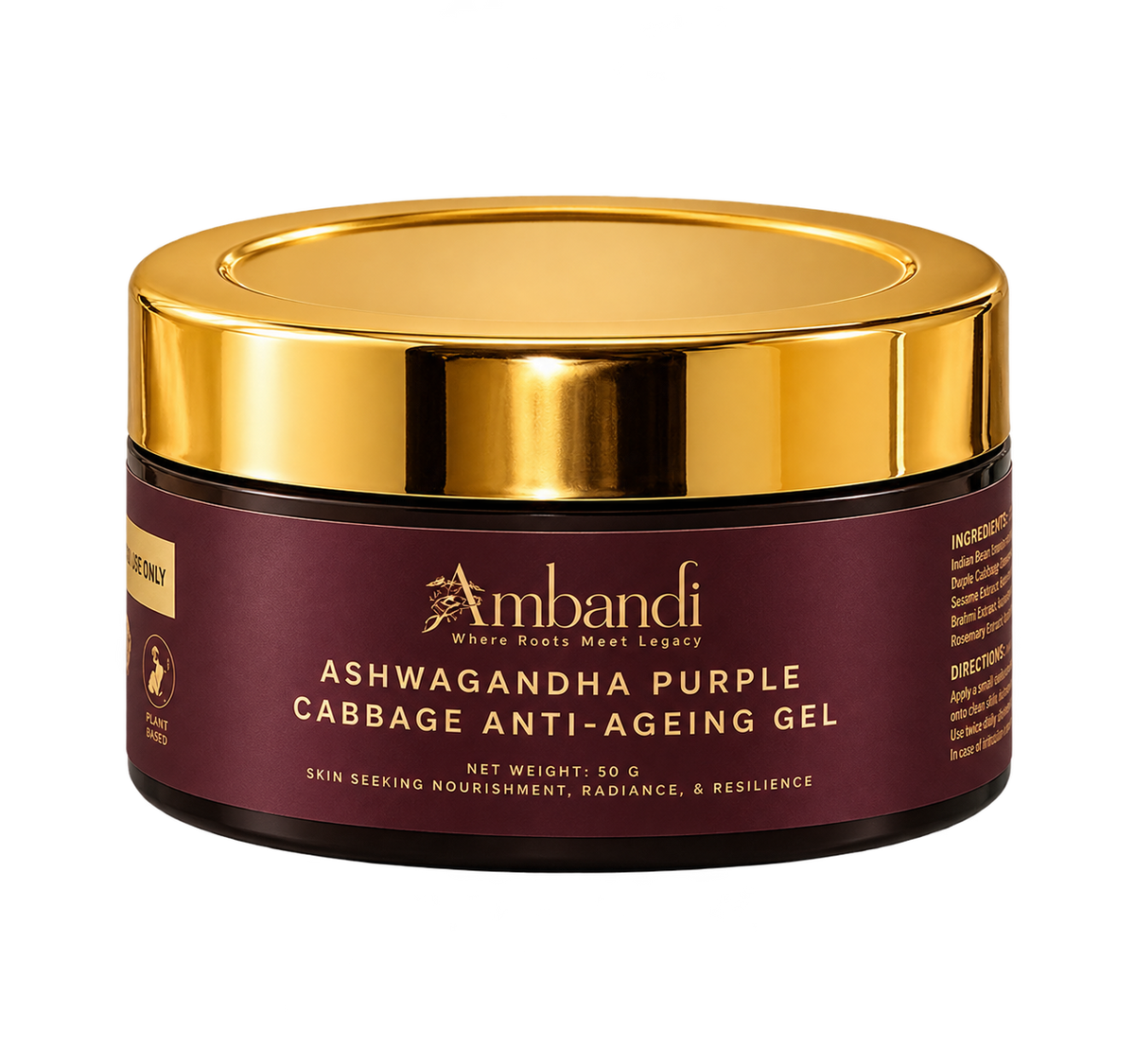 Ashwagandha Purple Cabbage Anti-Ageing Gel